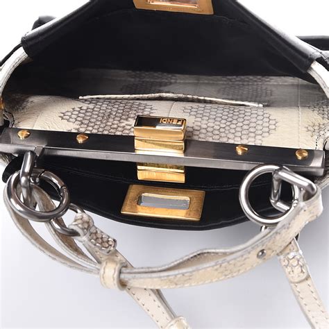 fendi mini peekaboo malaysia price|Fendi peekaboo snakeskin.